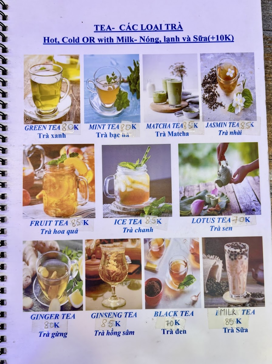 Menu Ms Hương Ly Vietnamese Restaurant - Drinks & Vegetarian Food-5